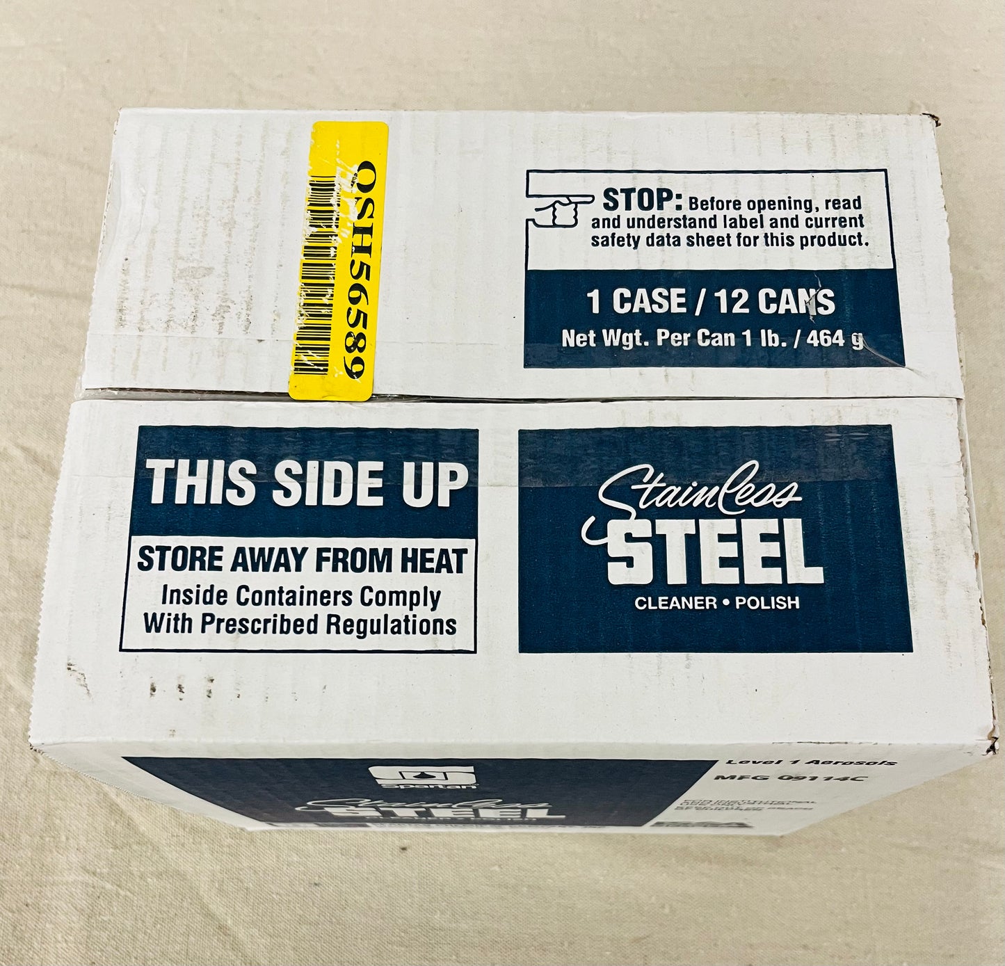 Spartan Stainless Steel Cleaner & Polish – Aerosol – Case of 12 (S631000)