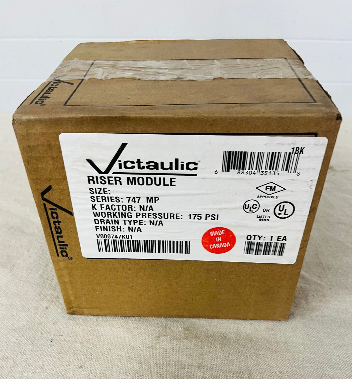 Victaulic Riser Module Accessory Kit – Series 747 MP (Part # V000747K01)
