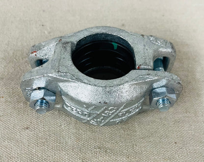 1-1/2" Galvanized Grooved Coupling with E-Type Gasket – Fire-Sprinkler Rated (VL014007GE1-NR)