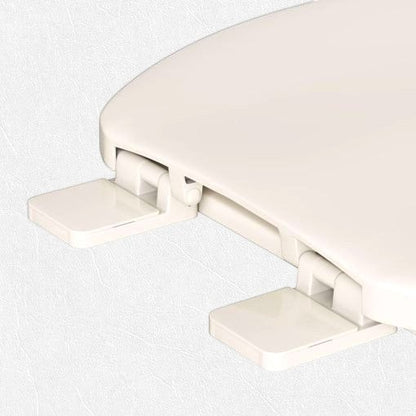 Jones Stephens C101102 Biscuit Elongated Plastic Toilet Seat with Cover