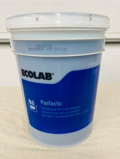 Ecolab Pantastic Pot & Pan Detergent – 5 Gallon Pail – Commercial Manual Dishwashing Detergent (E6112971PL)