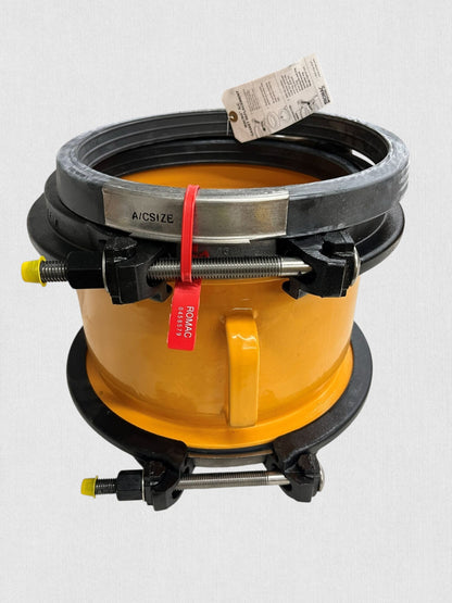 Romac 10" Macro Coupling – EPDM, 2-Bolt, Stainless Steel | R2601190851