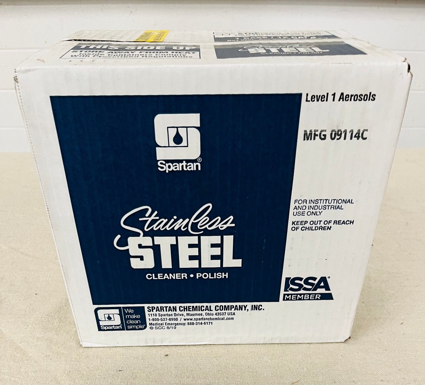 Spartan Stainless Steel Cleaner & Polish – Aerosol – Case of 12 (S631000)