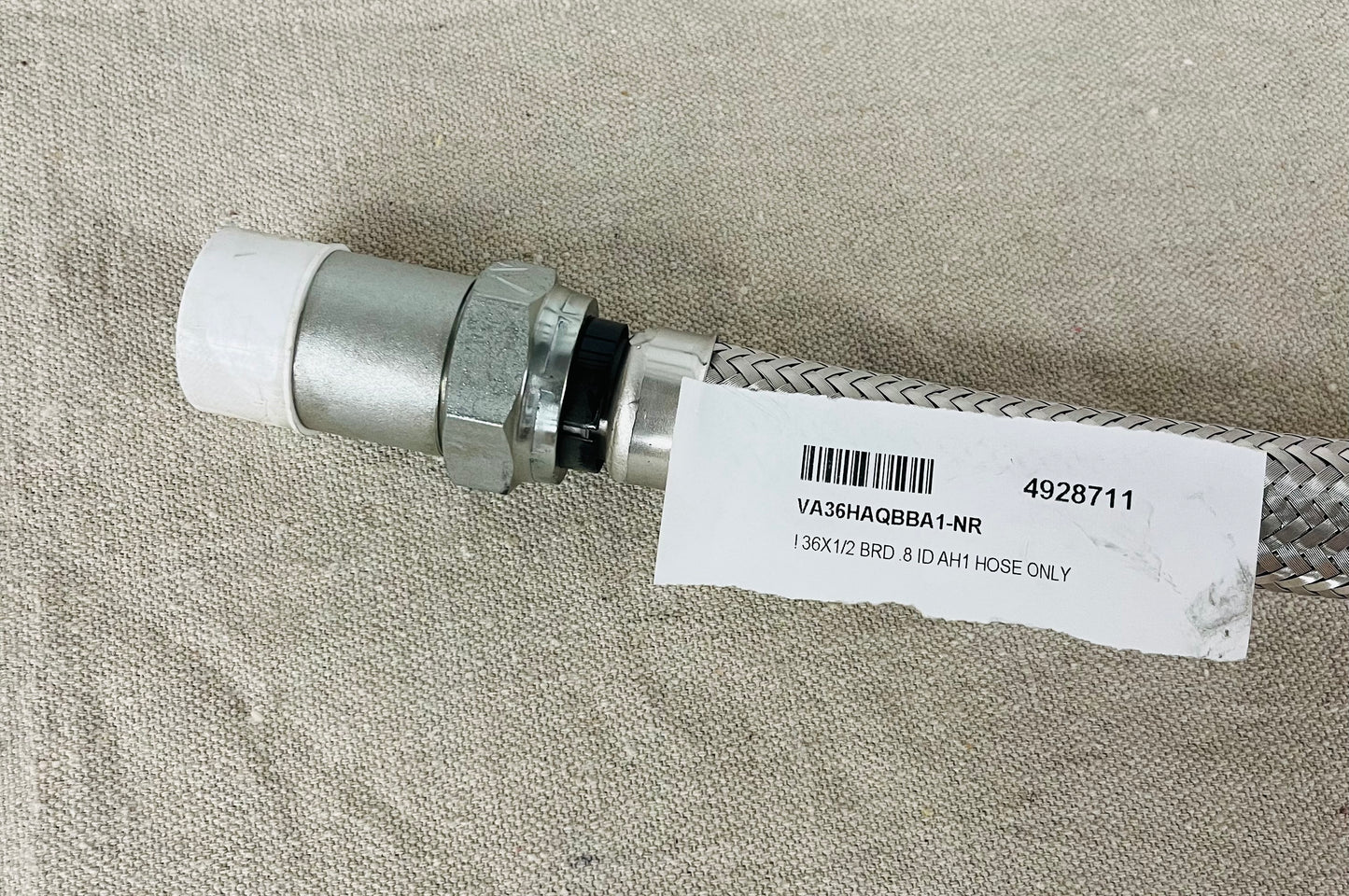 Victaulic 36" Flexible Braided Hose – 1/2" Connection, Model VA36HAQBBA1-NR