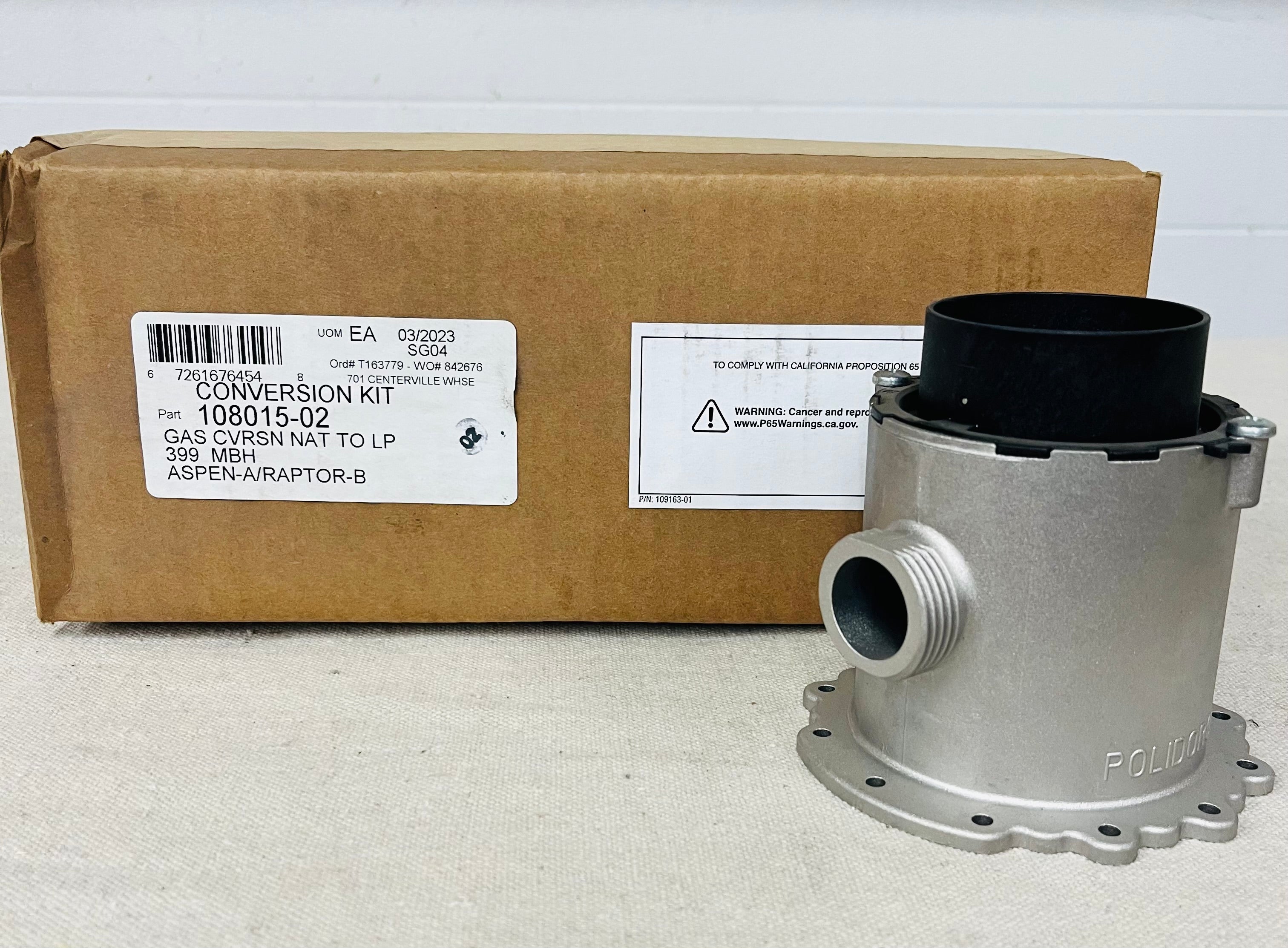 U.S. Boiler Company 108015-02 Gas Conversion Kit – Natural Gas to LP ...