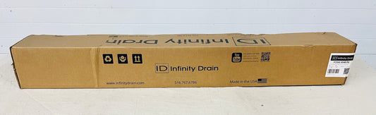 Infinity Drain FCSSG 6548 PG – 48" Complete Linear Drain Kit for FCMWG 65 System, Polished Gold