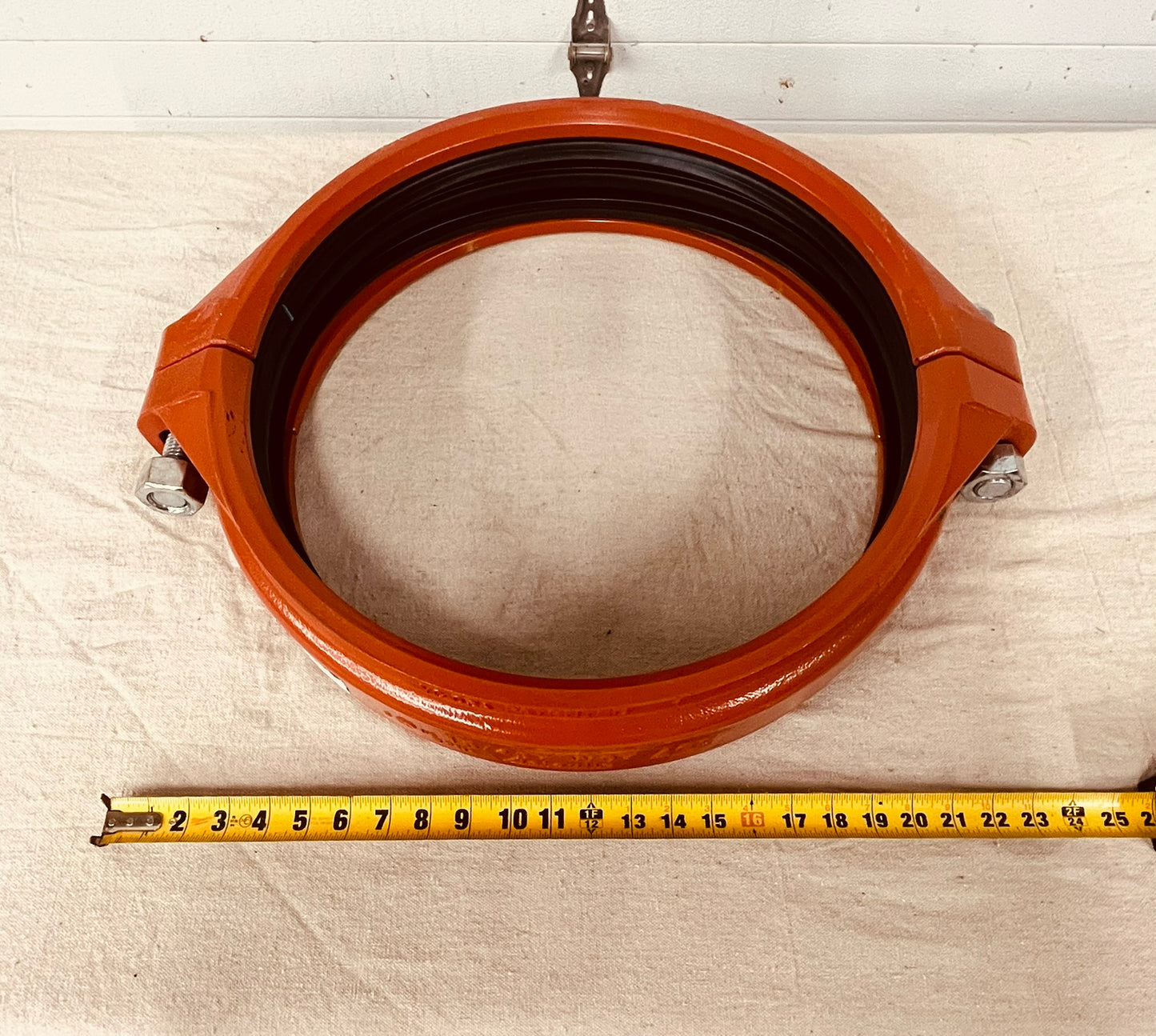 Victaulic AGS™ Style W07 - OEM 18 in. Orange Enamel Grooved Ductile Iron Coupling