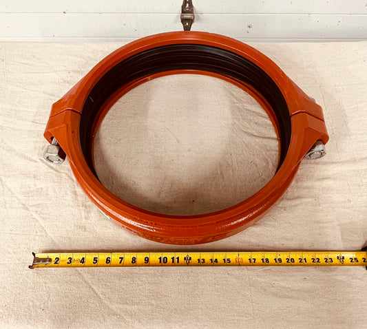 Victaulic AGS™ Style W07 - OEM 18 in. Orange Enamel Grooved Ductile Iron Coupling