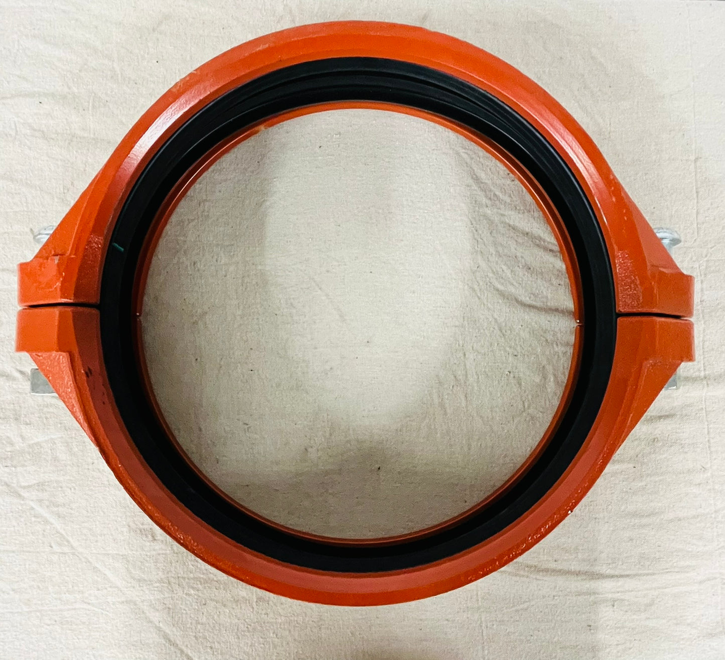 Victaulic AGS™ Style W07 - OEM 18 in. Orange Enamel Grooved Ductile Iron Coupling