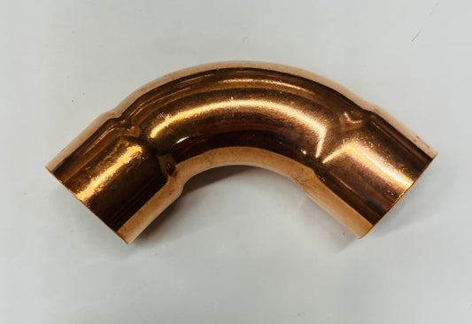 1-1/2" Copper Long Radius 90° Elbow – C x C Sweat – Lead Free