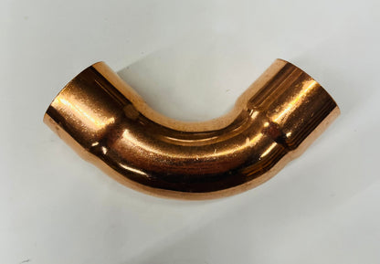 1-1/2" Copper Long Radius 90° Elbow – C x C Sweat – Lead Free
