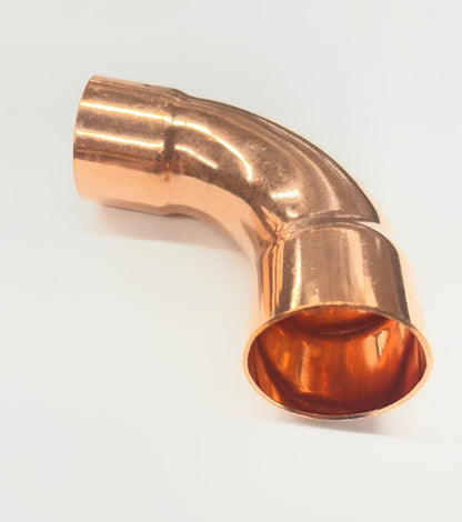 1-1/2" Copper Long Radius 90° Elbow – C x C Sweat – Lead Free