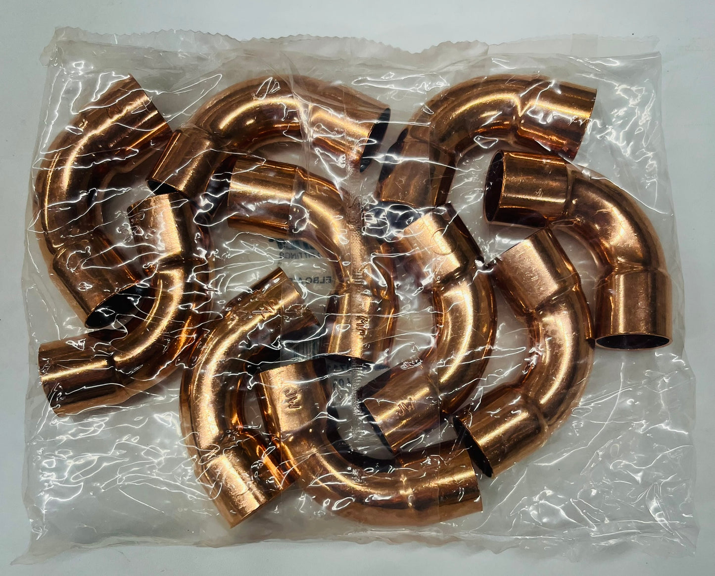 JW Solder 3/4" Copper Long Radius 90° Elbow C x C (10 Pack)