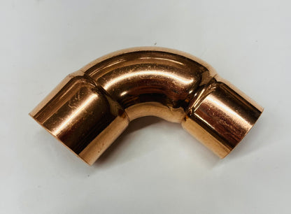 Jones Stephens 1-1/4" x 1" Copper Reducing 90° Elbow – Rough Close CxC