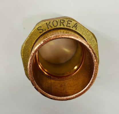 Jones Stephens 1-1/2" Copper Sweat Union – Lead Free (C x C) | 5 Pack