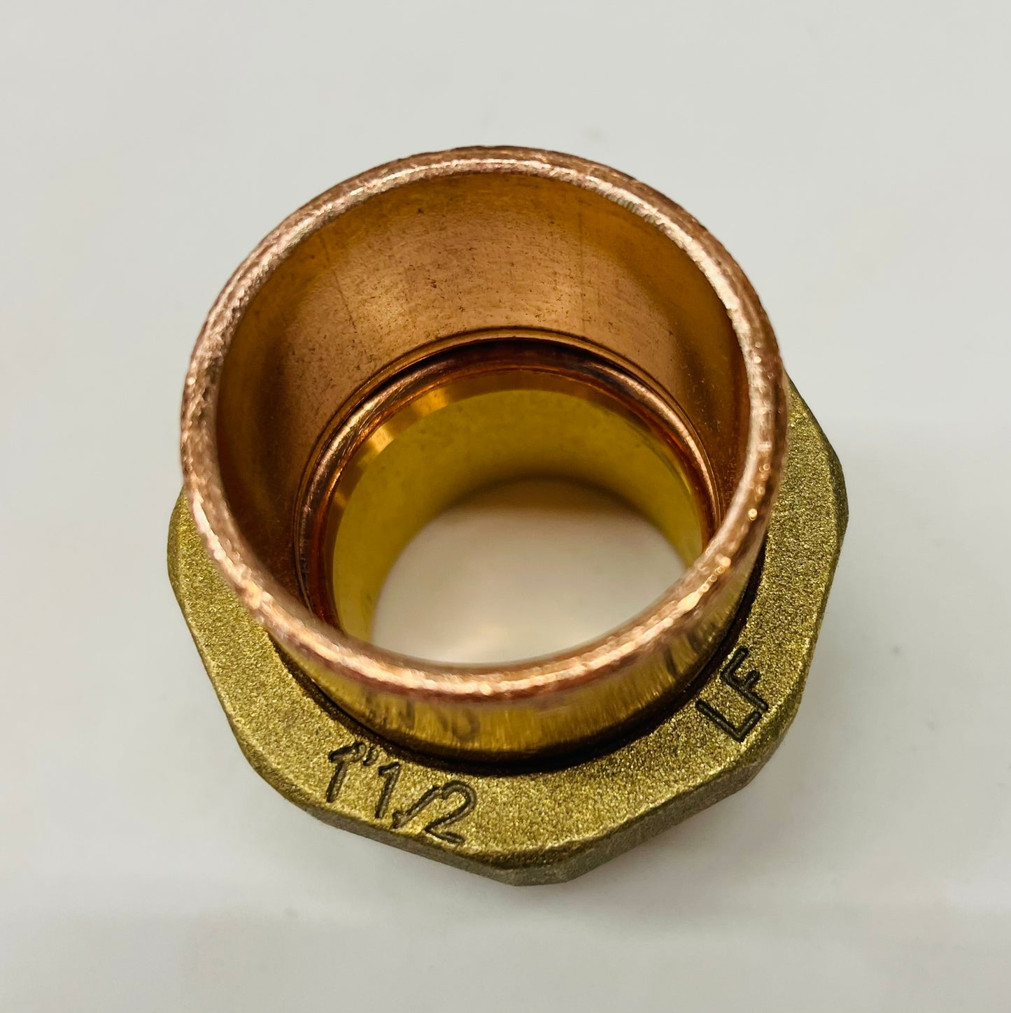 Jones Stephens 1-1/2" Copper Sweat Union – Lead Free (C x C) | 5 Pack