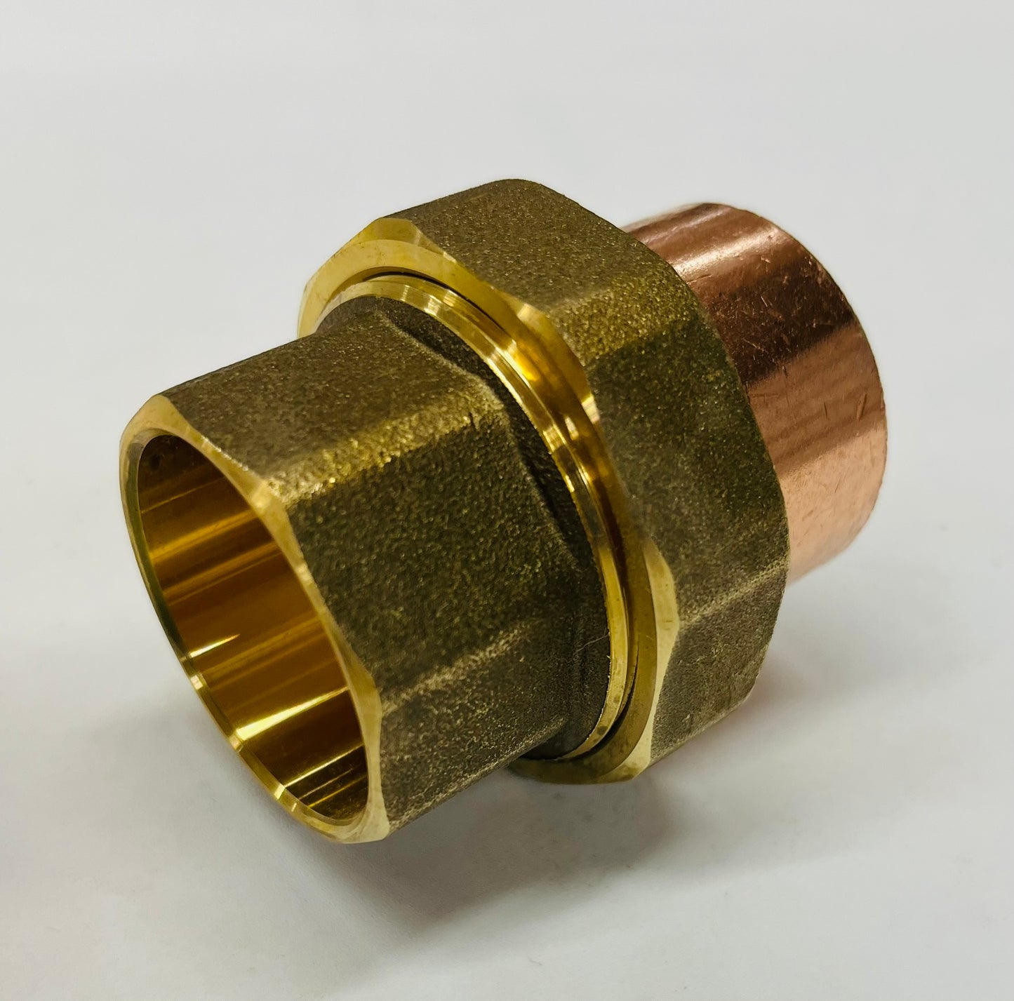 Jones Stephens 1-1/2" Copper Sweat Union – Lead Free (C x C) | 5 Pack