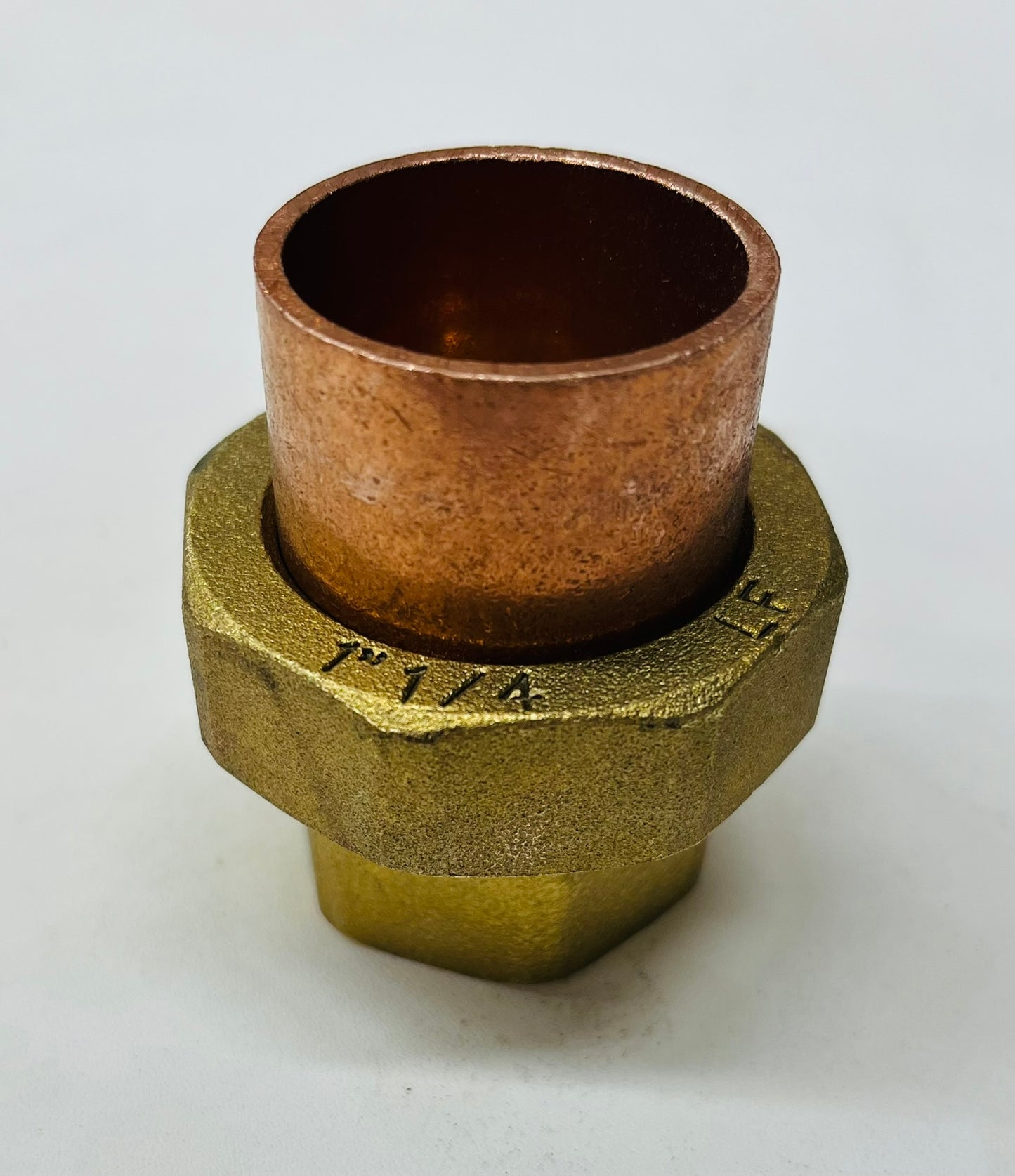 1-1/4" Copper Sweat Union – Lead Free (C x C) | 5 Pack