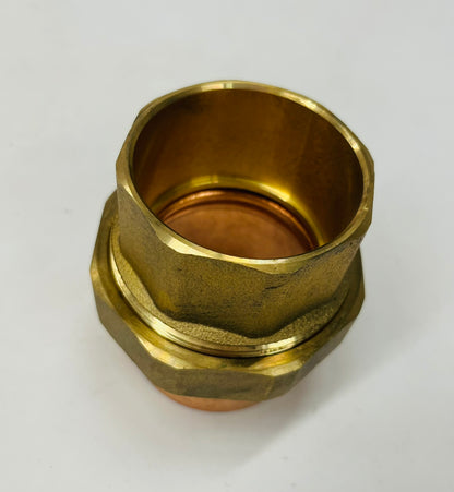 Jones Stephens 2" Copper Sweat Union – Lead Free (C x C) | 5 Pack