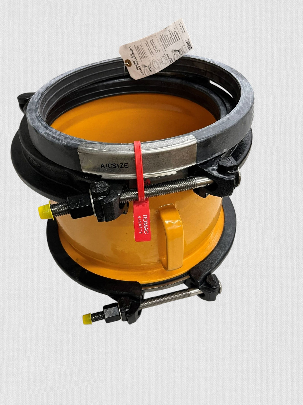 Romac 10" Macro Coupling – EPDM, 2-Bolt, Stainless Steel | R2601190851