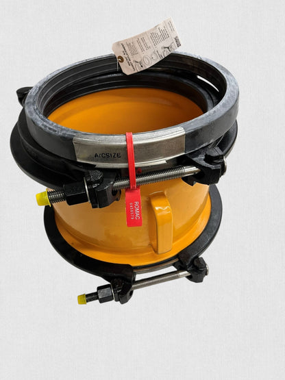 Romac 10" Macro Coupling – EPDM, 2-Bolt, Stainless Steel | R2601190851