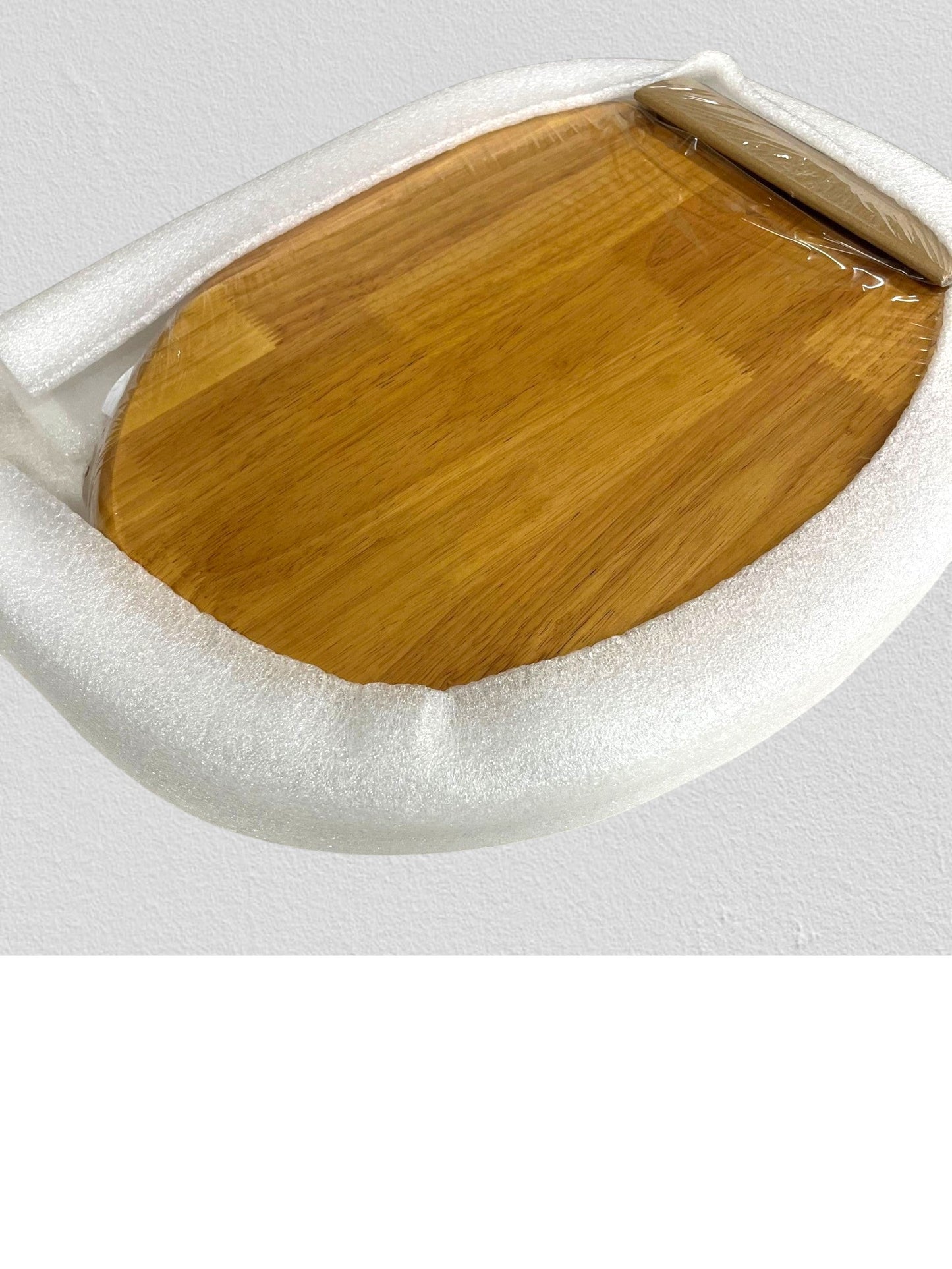 Jones Stephens C2B1E17CH Solid Oak Elongated Toilet Seat – Natural Oak Piano Finish